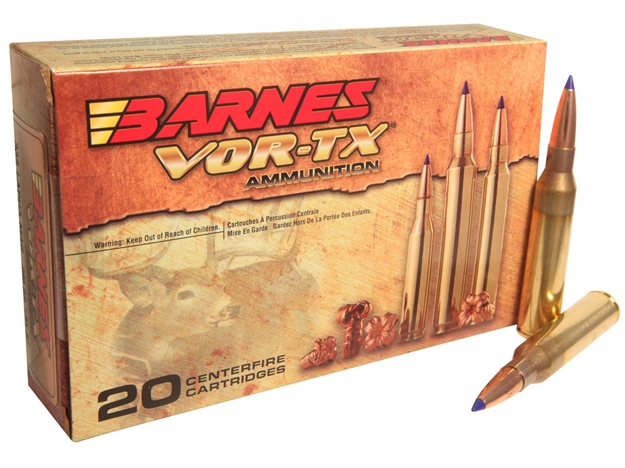 Picture of Barnes Vor-Tx Rifle Ammo 338 Lapua, Lrx Bt, 280 Grains, 2800 Fps, 20, Boxed 716876382804