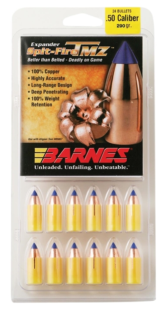 Picture of  Barnes Bullets 30604 Spit-Fire Tmz Muzzleloader 50 Spit-Fire Tmz 290Gr 24Rd/Box 716876451906