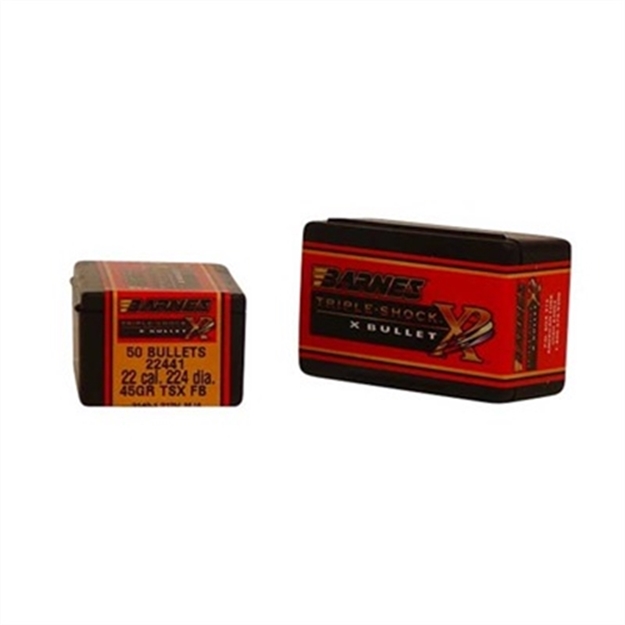 Picture of  Barnes Bullets 30176 Tsx  22Cal 45Gr Flat Base 50/Box