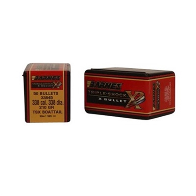 Picture of Barnes Triple-Shock X Bullets 338 210Gr Tsx Boat Tail 30410