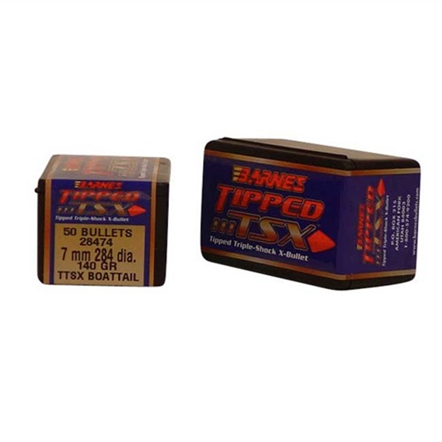 Picture of Tipped Triple Shock X 7Mm (0.284'') Boat Tail Bullets 30300