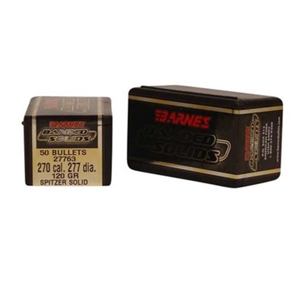 Picture of Barnes Bullets 270 (.277) 120Gr.Bt Banded-Solid