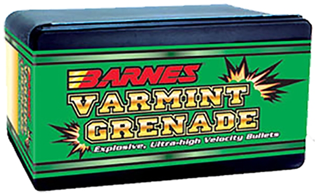 Picture of  Barnes Bullets 30198 Varmint Grenade Ultra High Velocity 223Rem 50Gr Flat Base Hollow Point 100/Box