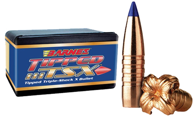 Picture of  Barnes Bullets 30240 Tipped Tsx  6.5Creedmoor 100Gr Boat Tail 50/Box