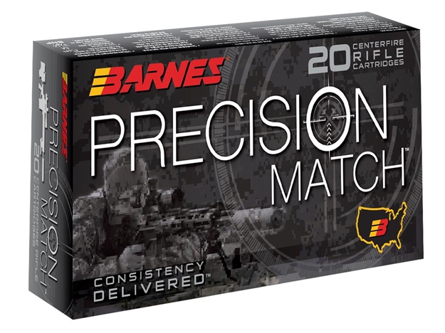 Picture of Barnes Bullets 30848 Precision Match  5.56X45mmnato 85Gr Open Tip Match Boat Tail 20 Per Box/10 Case 716876151134 -