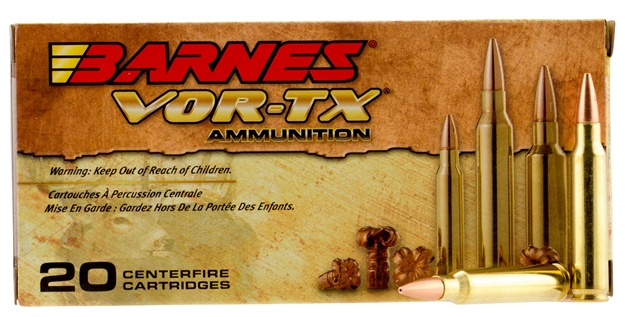 Picture of  Barnes Bullets 31190 Vor-Tx Rifle 5.56X45mmnato 62Gr Tsx Boat Tail 20 Per Box/10 Case