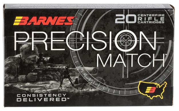 Picture of Barnes Bullets 30740 Precision Match  300Win Mag 220Gr Open Tip Match Boat Tail 20 Per Box/10 Case 716876150908