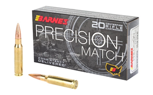 Picture of Barnes Bullets 30818 Precision Match  308Win 175Gr Open Tip Match Boat Tail 20 Per Box/10 Case 716876150885 -