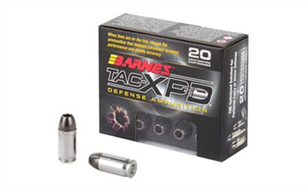 Picture of Barnes Tac-Xpd Pistol Ammo 380 Acp, Tac-Xp Hp, 80 Gr, 990 Fps, 20 Rnd, Boxed 716876138081