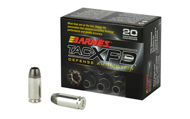 Picture of Barnes Tac-Xpd Pistol Ammo 40 S&W, Tac-Xp Hp, 140 Gr, 1120 Fps, 20 Rnd, Boxed 716876140015