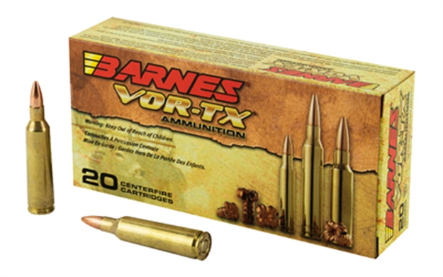 Picture of Barnes Bullets 22008 Vor-Tx Rifle 22-250Rem 50Gr Barnes Tsx Flat Base 20 Per Box/10 Case 716876022458