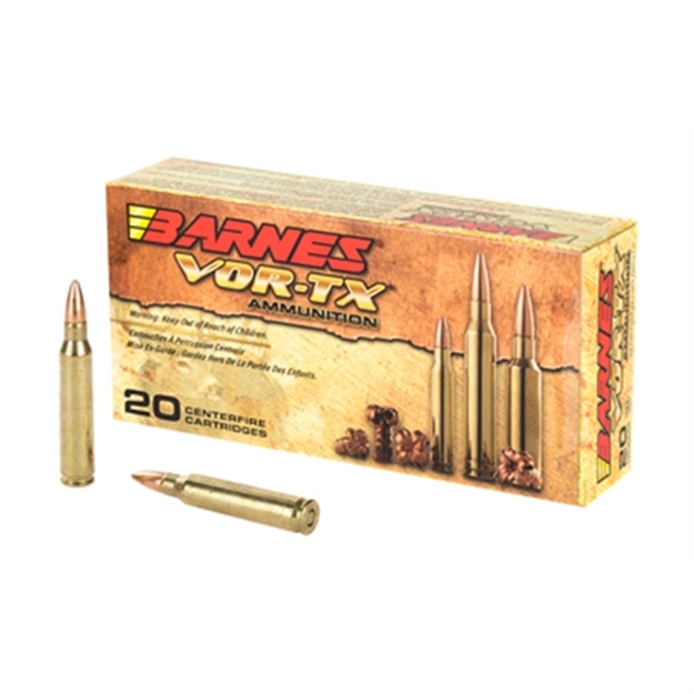 Picture of Barnes Bullets 21520 Vor-Tx Rifle 223Rem 55Gr Barnes Tsx Flat Base 20 Per Box/10 Case 716876022359