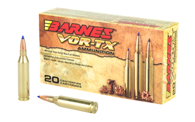 Picture of Barnes Bullets 21522 Vor-Tx Rifle 243Win 80Gr Tipped Tsx Boat Tail 20 Per Box/10 Case 716876024384