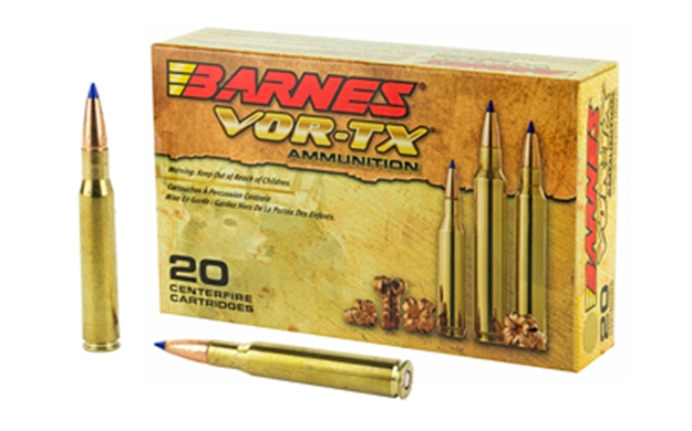 Picture of Barnes Bullets 21565 Vor-Tx Rifle 30-06Springfield 168Gr Tipped Tsx Boat Tail 20 Per Box/10 Case 716876130672 -