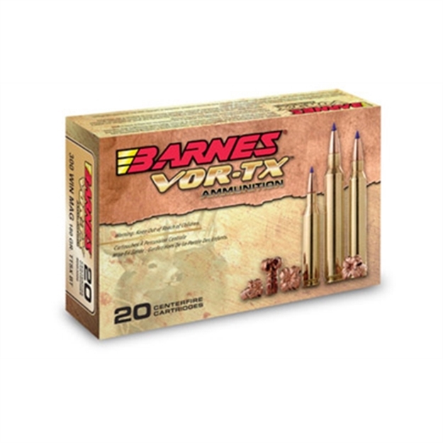 Picture of  Barnes Bullets 21548 Vor-Tx Rifle 300Blackout 110Gr Tac-Tx Flat Base 20 Per Box/10 Case
