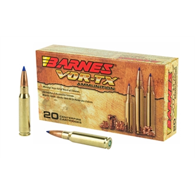 Picture of Barnes Bullets 21541 Vor-Tx Rifle 308Win 168Gr Tipped Tsx Boat Tail 20 Per Box/10 Case 716876030866