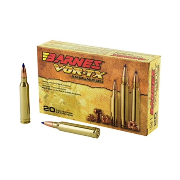 Picture of Barnes Bullets 21526 Vor-Tx Rifle 7Mmrem Mag 140Gr Tipped Tsx Boat Tail 20 Per Box/10 Case 716876028443 -