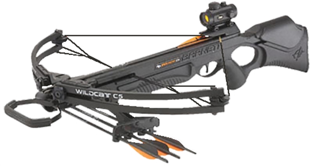Picture of Barnett 78076 Wildcat C5 Crossbow/Red Dot Package Wildcat C5 HI Definition Camo