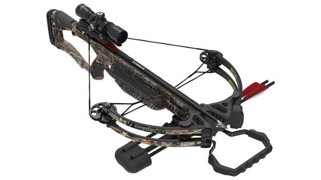 Picture of Barnett Raptor Fx3  - Realtree Hardwoods  - Trigger Tech, Quiver, 2-20" Arrows, Rcd & 4X32 Scope - Realtree Hardwoods-