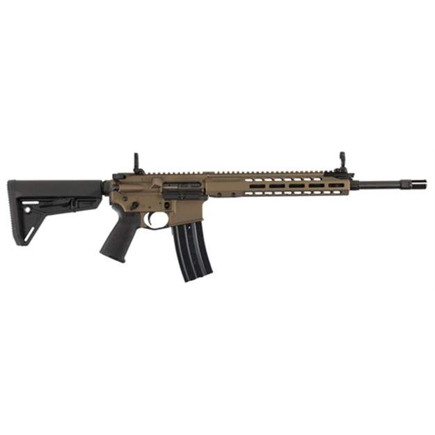 Picture of Barrett 16985 Rec7 Carbine 
Semi-Automatic 5.56 Nato 16" 30+1 Magpul Moe Black Stk Burnt Bronze Cerakote/Black Barrel
