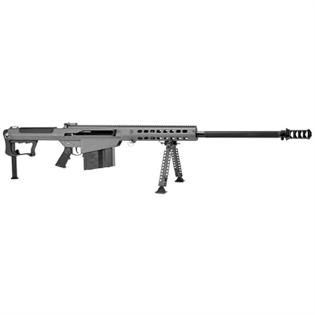 Picture of  Barrett 18067 M107a1  50 Bmg 29" 10+1 Tungsten Gray Cerakote Tungsten Gray Fixed With Sorbothane Recoil Pad Stock Black Polymer Grip 810021510439