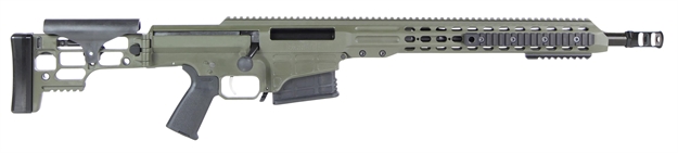 Picture of Barrett 14365 Mrad Heavy Barrel 
Bolt 308 Winchester/7.62 Nato 17" 10+1 Folding Right Side Adjustable Synthetic OD Green Stk OD Green Cerakote/Black
