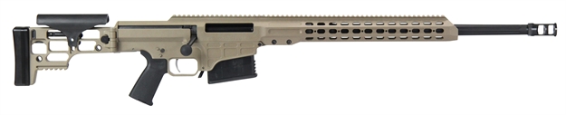 Picture of Barrett 15470 Mrad Fluted Barrel 
Bolt 7Mm Remington Magnum 24" 10+1 Folding Right Side Adjustable Synthetic Fde Stk Flat Dark Earth Cerakote/Black