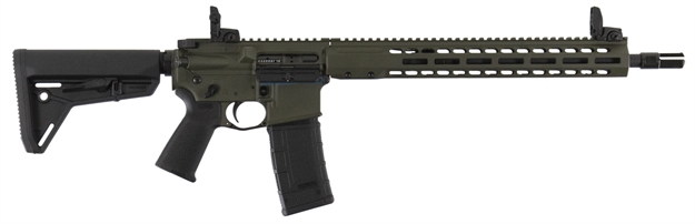 Picture of Barrett 17178 Rec7 DI Carbine 
Semi-Automatic 300 Blackout 16" 30+1 Magpul Moe Black Stk OD Green Cerakote/Black Barrel