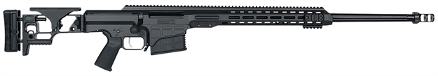 Picture of  Barrett 18478 Mrad  338 Lapua Mag 26" 10+1 Black Cerakote Black Folding With Adjustable Lop Stock Black Polymer Grip Right Hand 810021510446