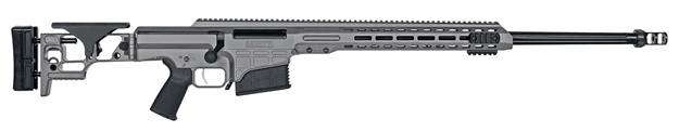 Picture of  Barrett 18480 Mrad  338 Lapua Mag 26" 10+1 Gray Gray Folding With Adjustable Lop Stock Black Polymer Grip Right Hand 810021510460