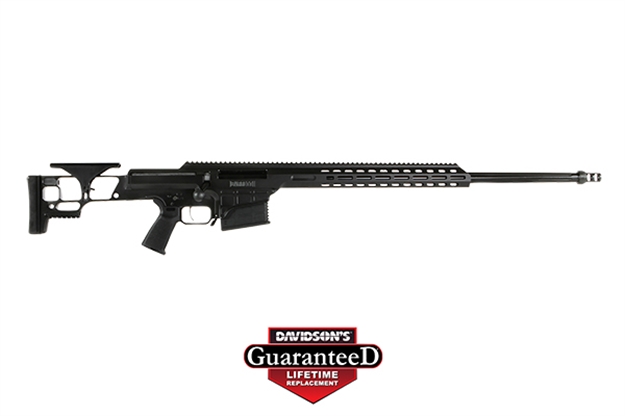 Picture of  Barrett 18502 Mrad  338 Lapua Mag 26" 10+1 Black Cerakote Black Fixed Adjustable Comb Stock Black Polymer Grip Right Hand 810021510682