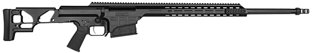 Picture of Barrett 18514 Mrad  308 Win 24" 10+1 Black Cerakote Black Fixed Adjustable Comb Stock Black Polymer Grip Right Hand 18414