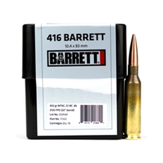 Picture of Barrett .416B 452Gr Mtac 10Rd/Bx