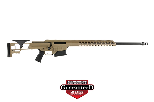 Picture of  Barrett 18503 Mrad  338 Lapua Mag 26" 10+1 Flat Dark Earth Cerakote Flat Dark Earth Fixed Adjustable Comb Stock Black Polymer Grip Right Hand 810021510699