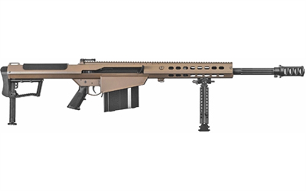 Picture of  Barrett 18066 M107a1  50 Bmg 20" 10+1 Flat Dark Earth Cerakote Flat Dark Earth Fixed With Sorbothane Recoil Pad Stock Black Polymer Grip 810021510415