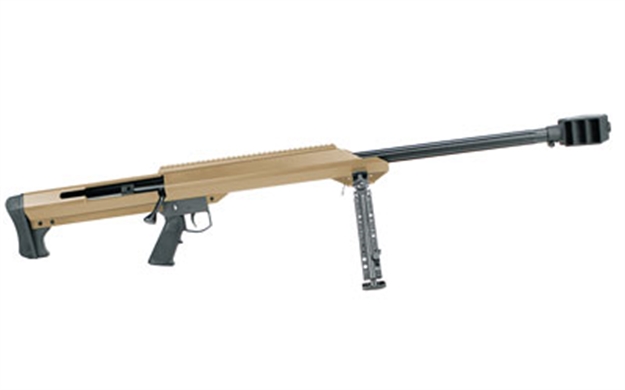 Picture of  Barrett 14032 M99  50 Bmg 29" 1Rd Flat Dark Earth Cerakote Flat Dark Earth Fixed W/Sorbothane Recoil Pad Stock Black Polymer Grip Right Hand 816715012548
