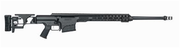 Picture of  Barrett 18478 Mrad  338 Lapua Mag 26" 10+1 Black Cerakote Black Folding With Adjustable Lop Stock Black Polymer Grip Right Hand 810021510446