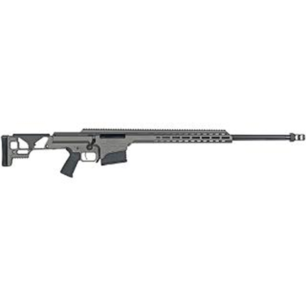 Picture of  Barrett 18504 Mrad  338 Lapua Mag 26" 10+1 Tungsten Gray Cerakote Tungsten Gray Fixed Adjustable Comb Stock Black Polymer Grip Right Hand 810021510705