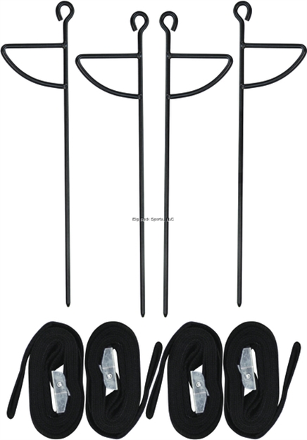 Picture of Barronett Blind Stake Down Kit 4 Heavy Duty Stake Four 6' Cam Straps