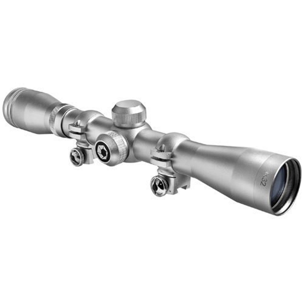 Picture of Barska 4X32 IR Plinker-22 Silver Scope With Rings