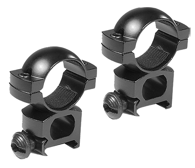Picture of Barska Ai10468 Weaver Ring Set 1" Dia High W/Peep Sight Aluminum Black Matte
