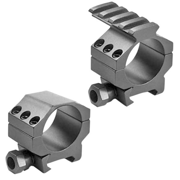 Picture of Barska Ai11490 Tactical Quick Release Rings 30Mm/1" Dia Low Black