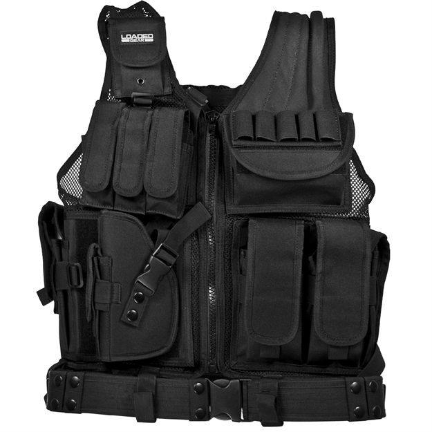 Picture of Barska Loaded Gear Vx-200 Tactical Vest-Left Hand-Black