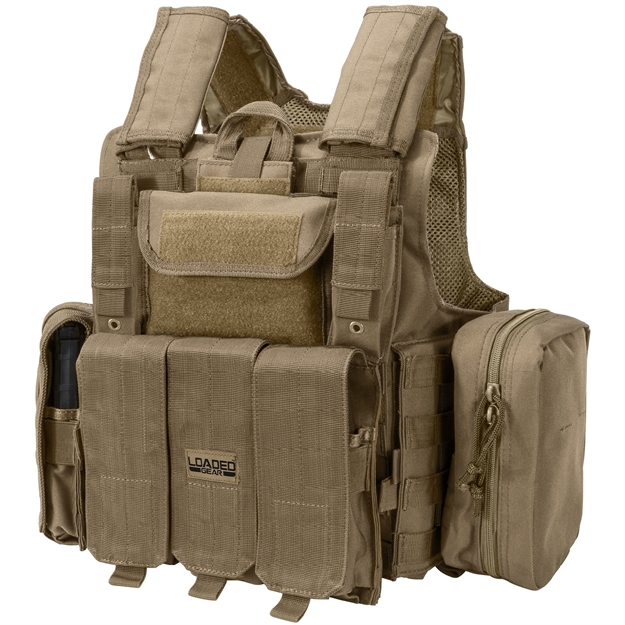 Picture of Barska Loaded Gear Vx-300 Tactical Vest-Dark Earth