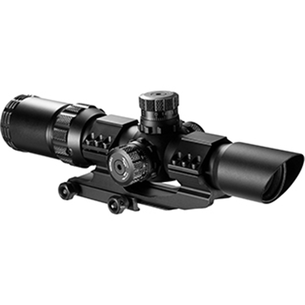 Picture of Barska Optics 1-4X28 Swat AR W/Cantiliver Rings IR AC11872