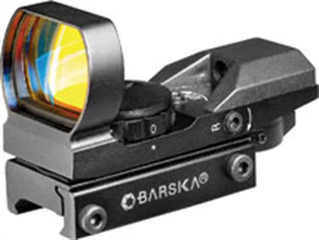 Picture of  Barska Ac10632 Electro Sight Multi Reticle 
1X 22Mm-33Mm Obj 3 OR 10 Moa Red Multi-Reticle Black Matte Lithium
