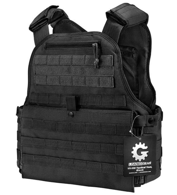 Picture of Barska Optics Vx-500 Tact Vest Osfm Blk