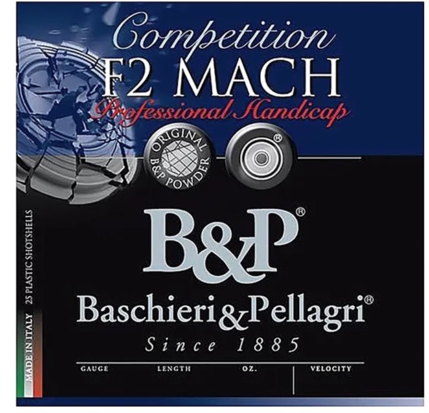 Picture of  B&P 12B1f2h7 Competition F2 Mach 12Gauge 2.75" 1Oz 7.5Shot 25 Per Box/10 Case 878122004363
