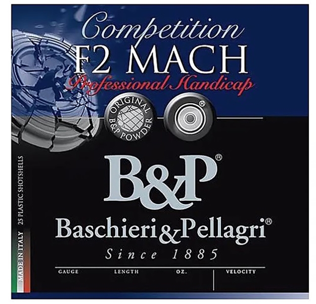 Picture of  B&P Ammunition 12B1f2h8 Mach  12Gauge 2.75" 1Oz 8Shot 25 Per Box/10 Case 878122004370