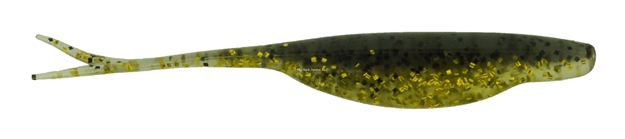 Picture of Bass Assassin 4" Shad Gold Pepper Shiner 8 PK